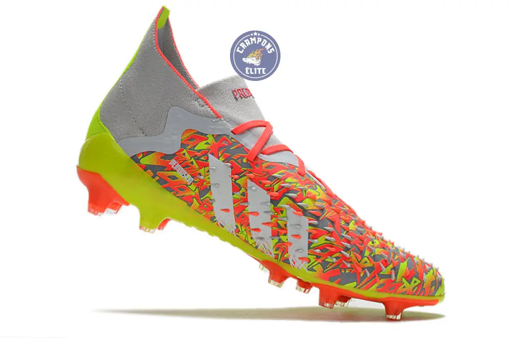 Predator Freak Lacts FG Numbers Up - Gris/Blanc/Jaune