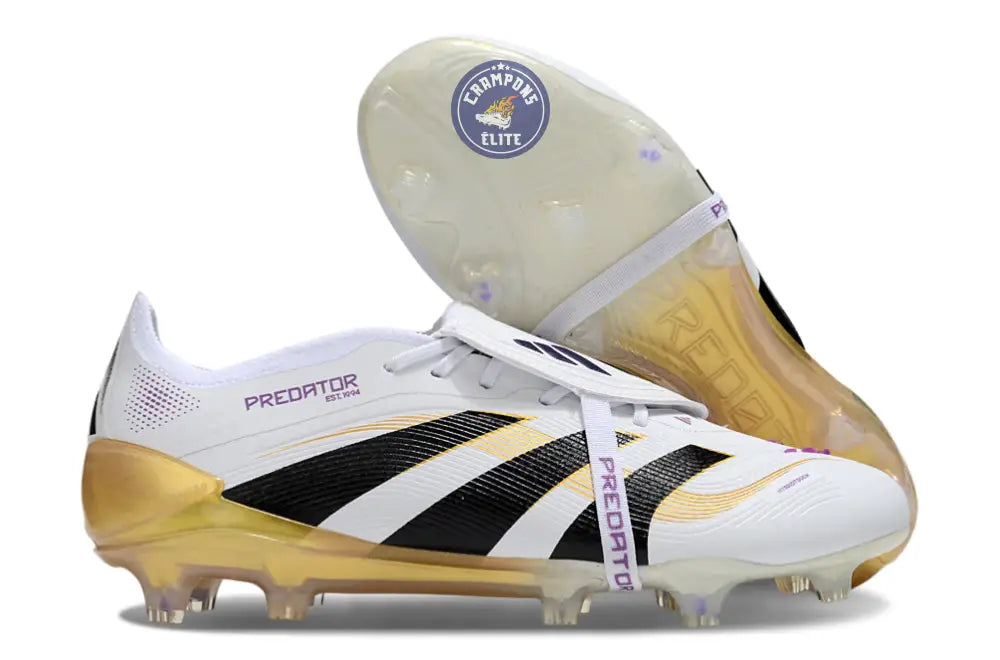 Predator League Fold-over Tongue FG Road to Glory - Blanc/Noir/Doré