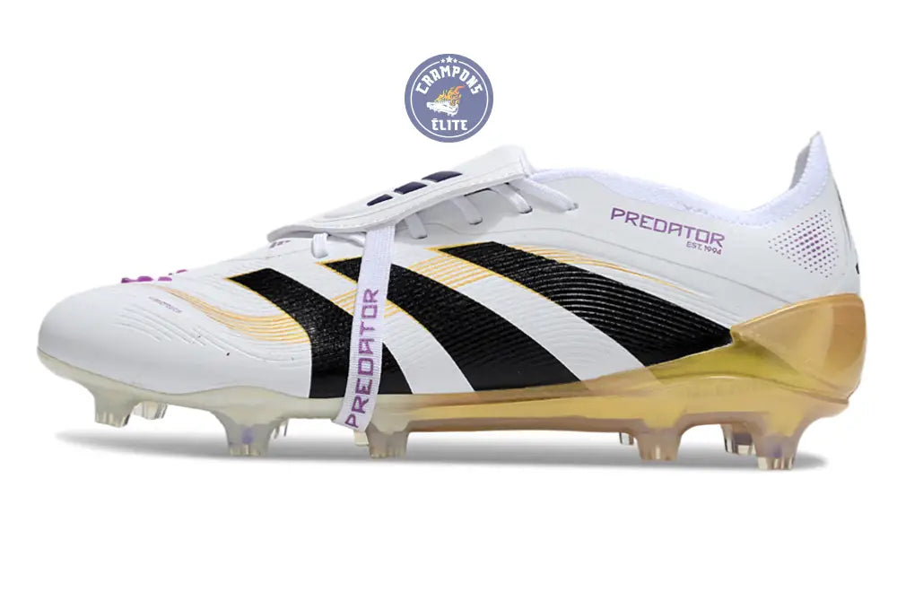 Predator League Fold-over Tongue FG Road to Glory - Blanc/Noir/Doré