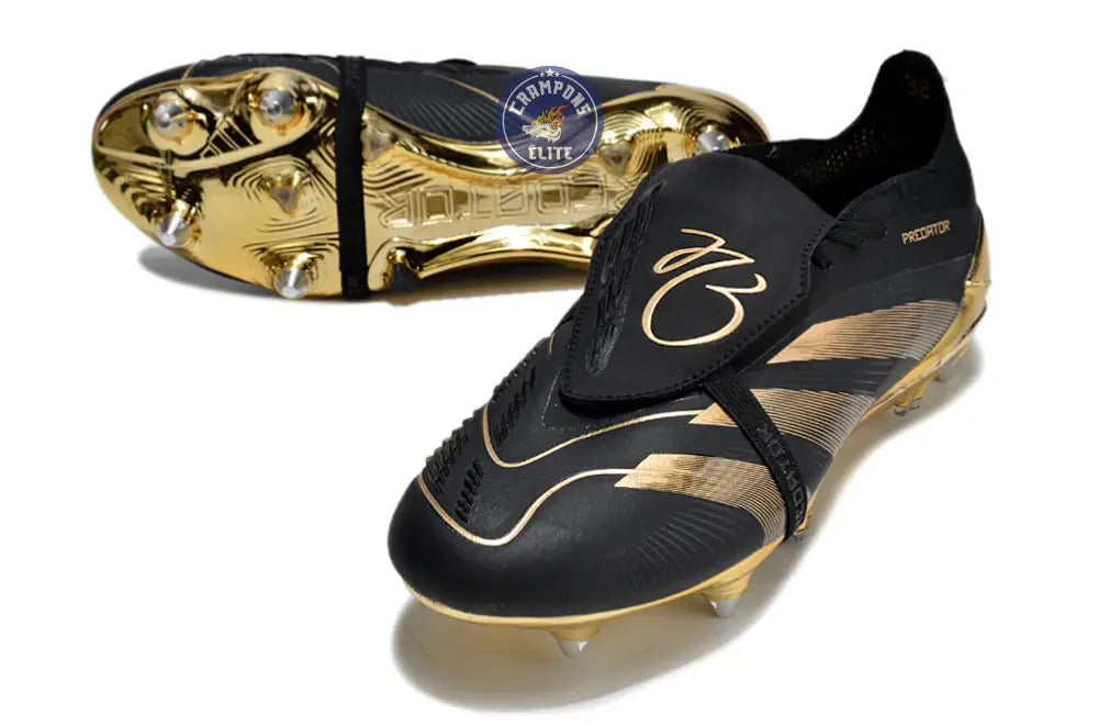 Predator League Fold-over Tongue SG Belligold - Noir/Doré ÉDITION LIMITÉE
