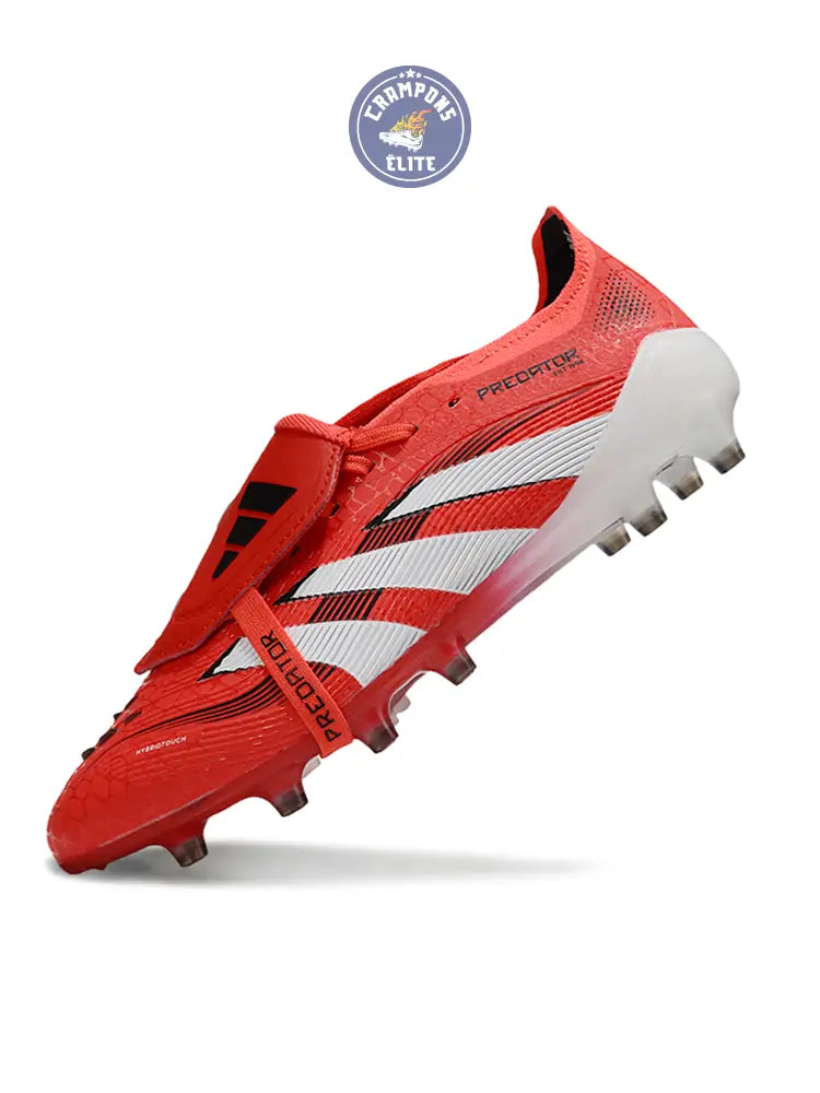 Image of Predator Pro Fold-over Tongue AG Pure Victory - Lucid Red/Blanc/Noir