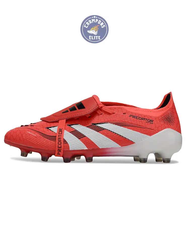 Predator Pro Fold-over Tongue AG Pure Victory - Lucid Red/Blanc/Noir