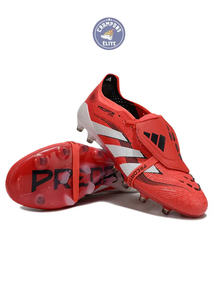 Predator Pro Fold-over Tongue AG Pure Victory - Lucid Red/Blanc/Noir
