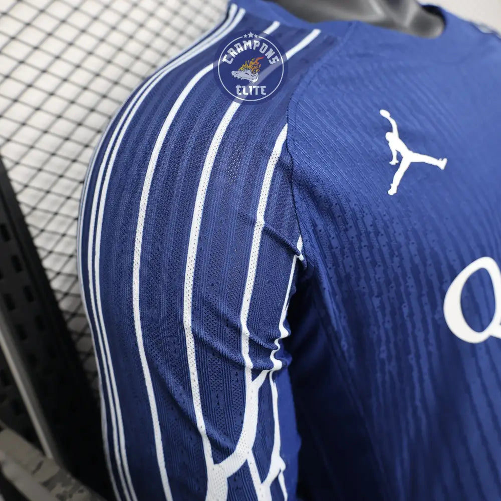 PSG 2024/25 Fourth Jordan Bleu - Manches longues PRO