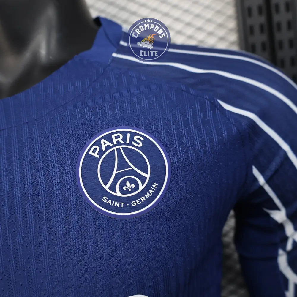 PSG 2024/25 Fourth Jordan Bleu - Manches longues PRO