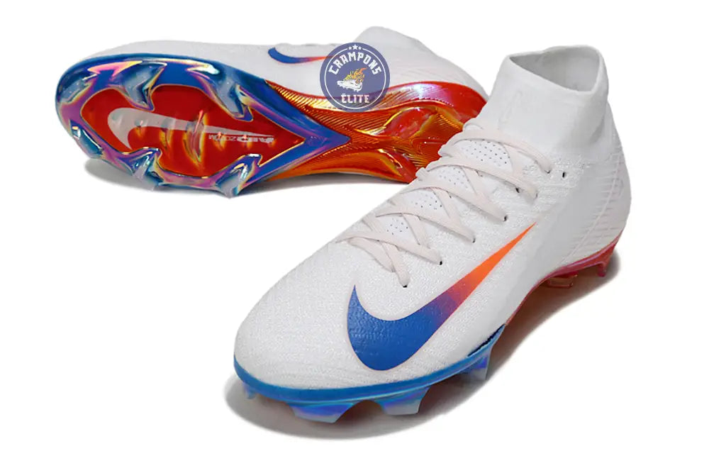 Superfly 10 Nike By You FG - Blanc/Bleu/Rouge