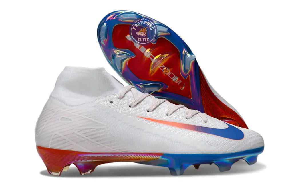 Superfly 10 Nike By You FG - Blanc/Bleu/Rouge