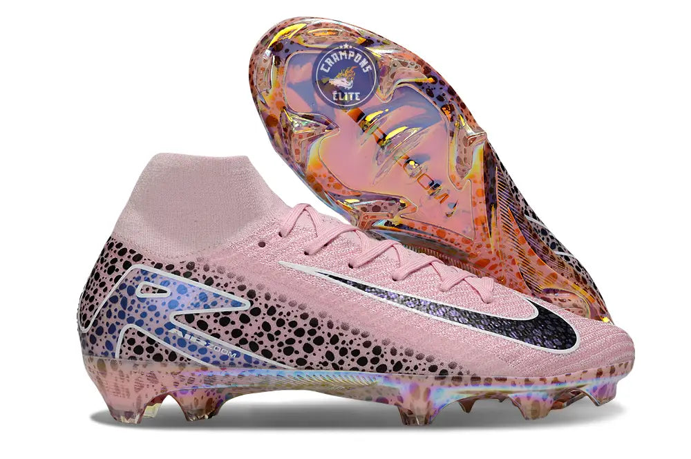 Superfly 10 Nike By You FG - Rose Motif Noir