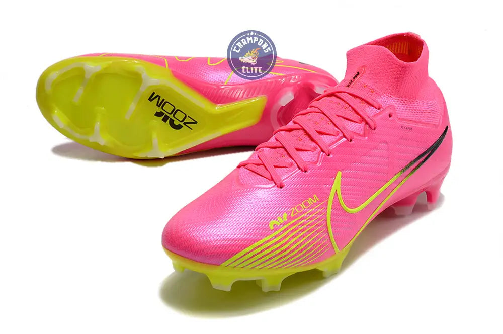 Superfly 9 Elite FG Luminous - Rose/Jaune Fluo