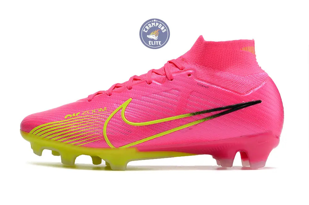 Superfly 9 Elite FG Luminous - Rose/Jaune Fluo