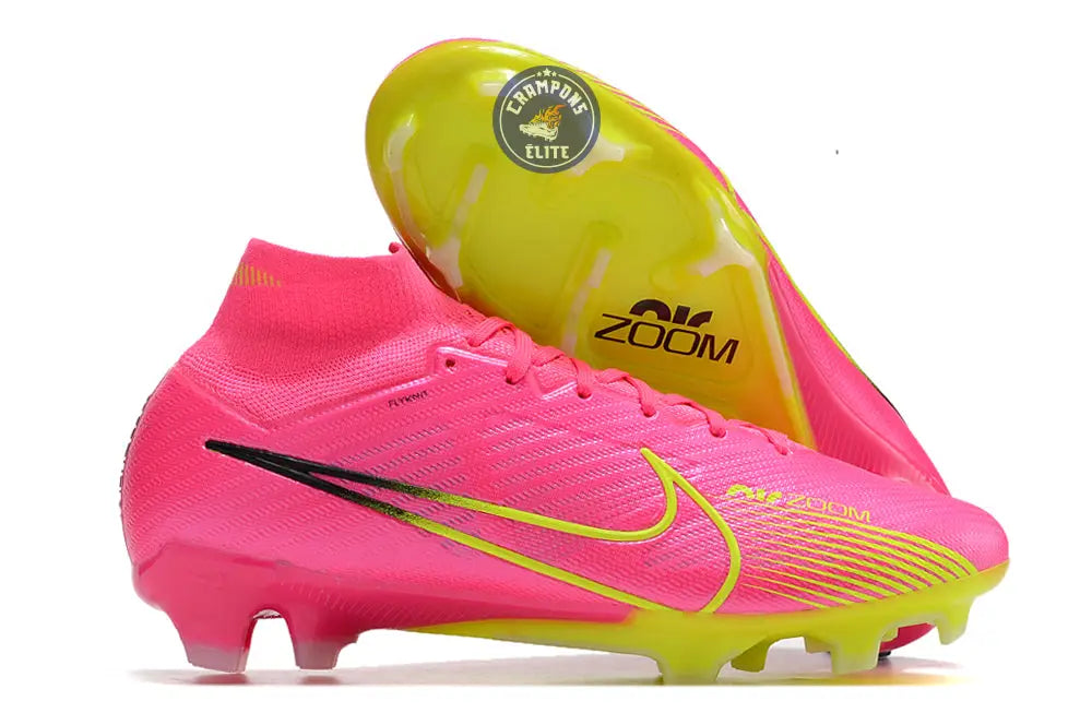 Superfly 9 Elite FG Luminous - Rose/Jaune Fluo
