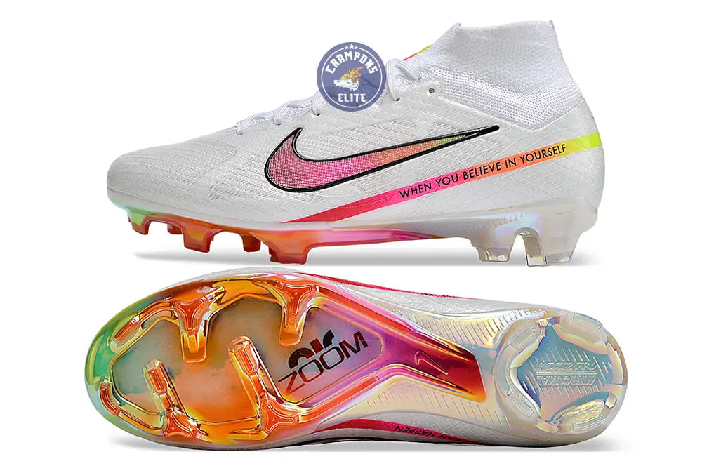 Superfly 9 Elite FG x Marcus Rashford Blanc/Rose