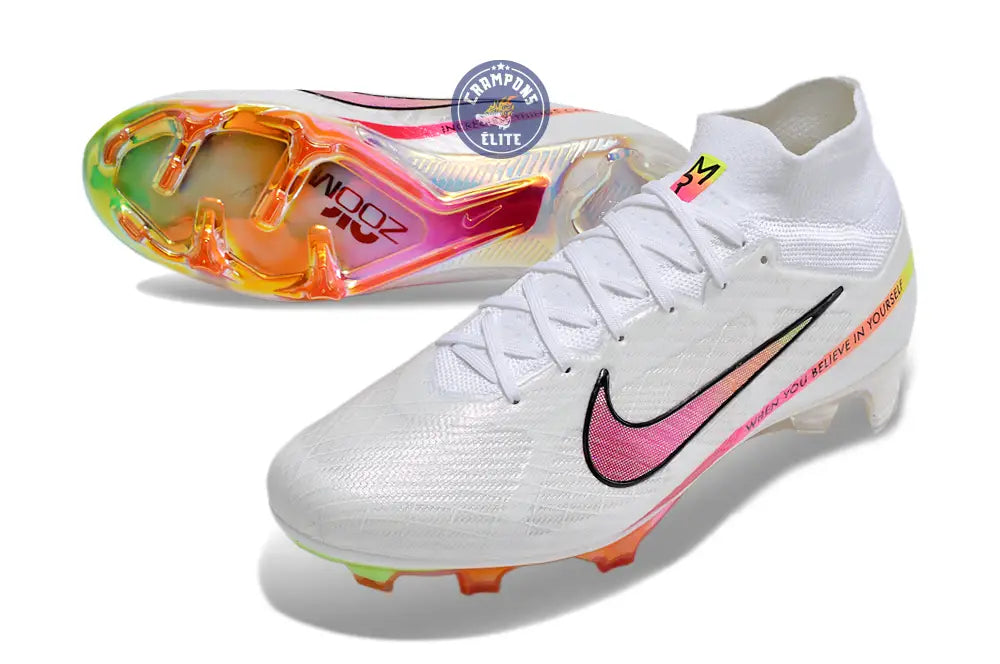 Superfly 9 Elite FG x Marcus Rashford Blanc/Rose