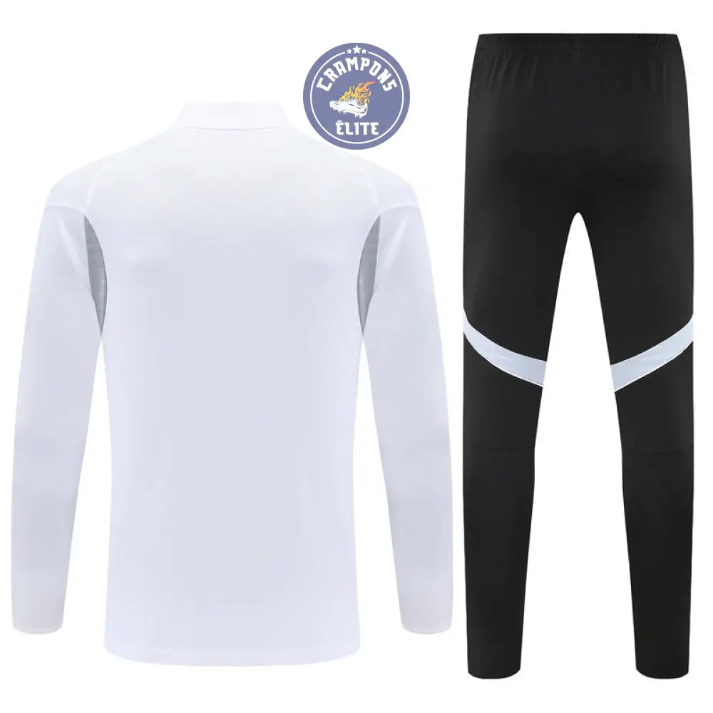 Survêtement d’entraînement demi-zip - Allemagne 2025/2026 - Blanc/Noir