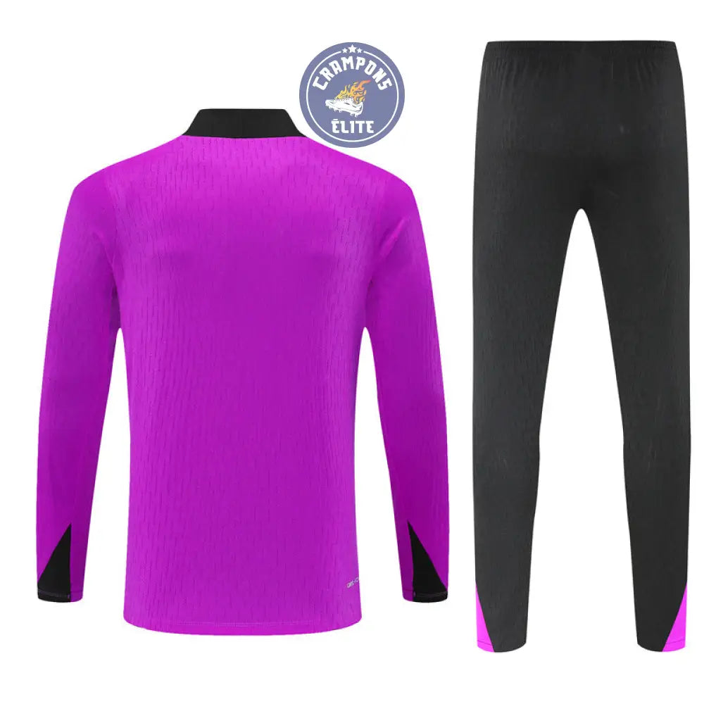 Survêtement d’entraînement demi-zip - Angleterre 2025/2026 - Violet/Noir