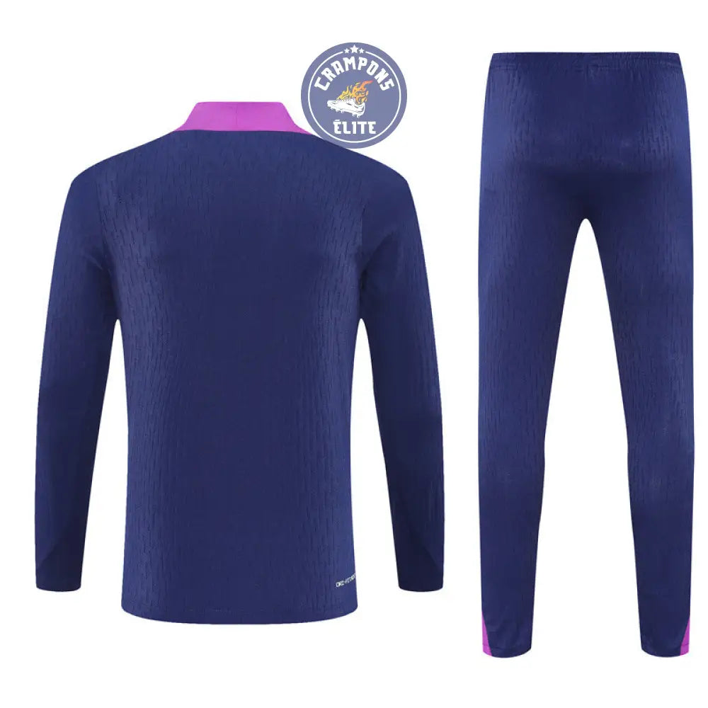 Image of Survêtement d’entraînement demi-zip - Barcelone 2025/2026 - Bleu/Violet