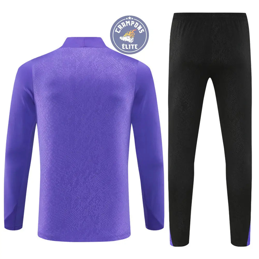 Survêtement d’entraînement demi-zip - Barcelone 2025/2026 - Violet/Noir