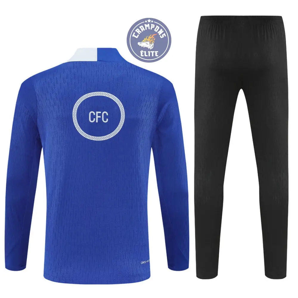 Survêtement d’entraînement demi-zip - Chelsea 2025/2026 - Bleu/Blanc/Noir