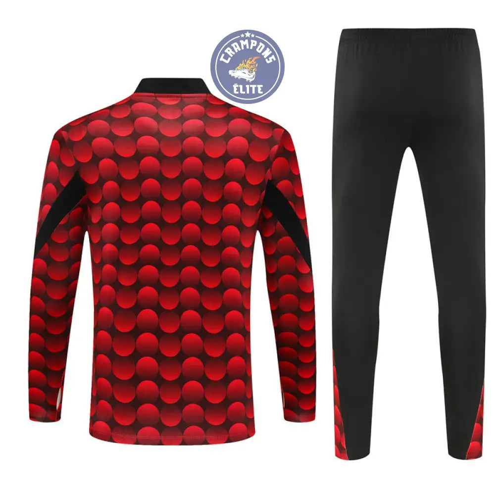 Survêtement Demi-Zip - Feyenoord 2025-2026 - Rouge/Noir