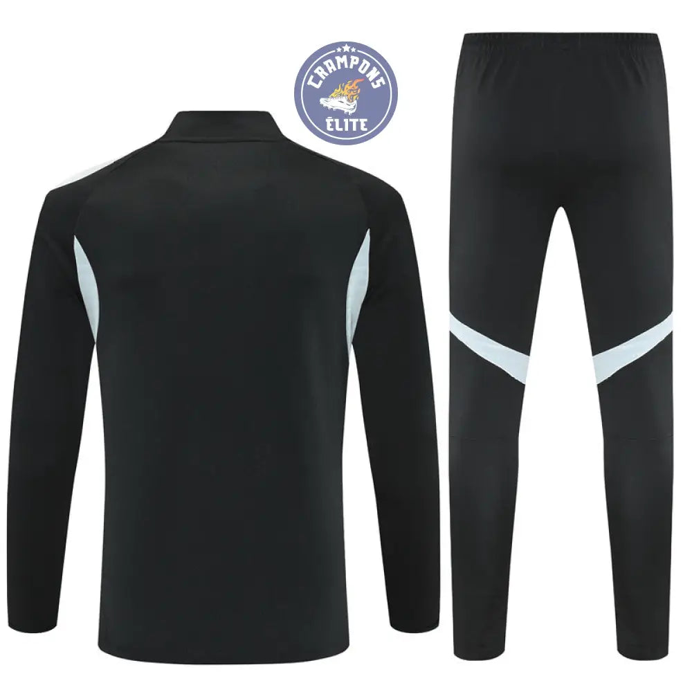 Survêtement d’entraînement demi-zip - Inter Miami 2025/2026 - Noir/Gris Bleuté/Blanc