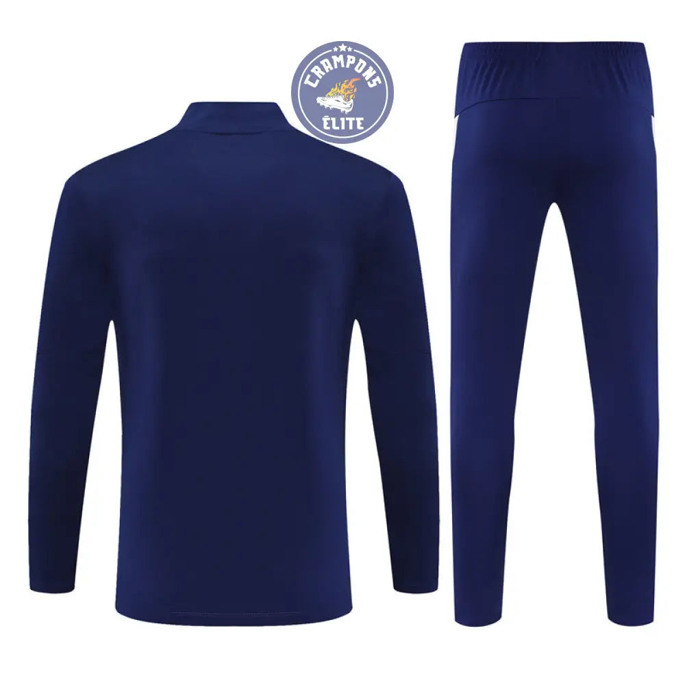 Survêtement d’entraînement demi-zip - Portugal 2025/2026 - Bleu Marine/Blanc/Or