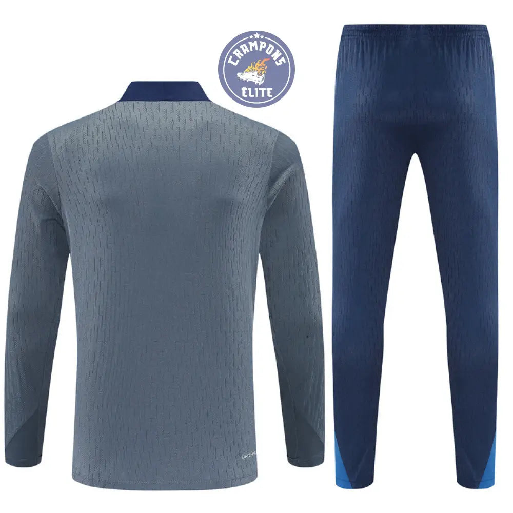 Survêtement d’entraînement demi-zip - PSG 2025/2026 -Gris/Bleu Marine