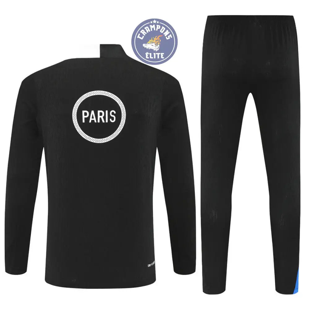 Image of Survêtement d’entraînement demi-zip - PSG 2025/2026 - Noir/Blanc/Rouge