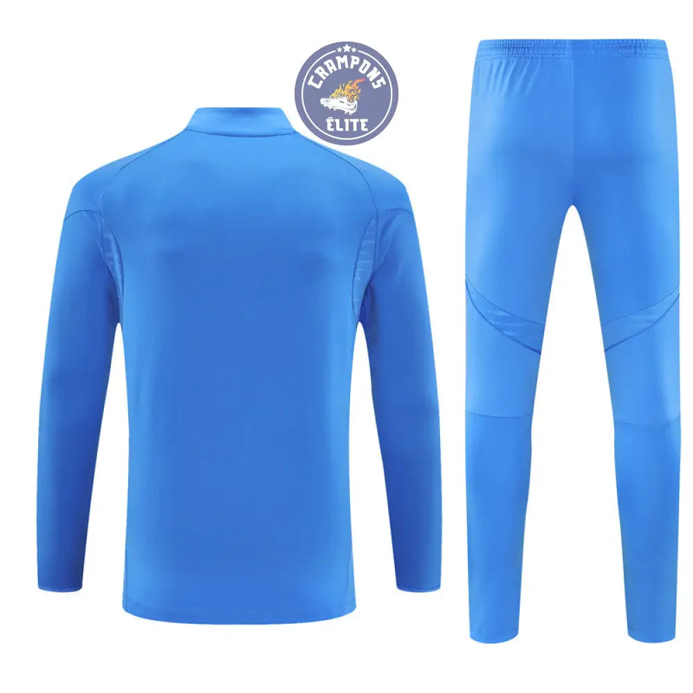 Survêtement d’entraînement demi-zip - Real Madrid 2025/2026 - Bleu Ciel/Blanc