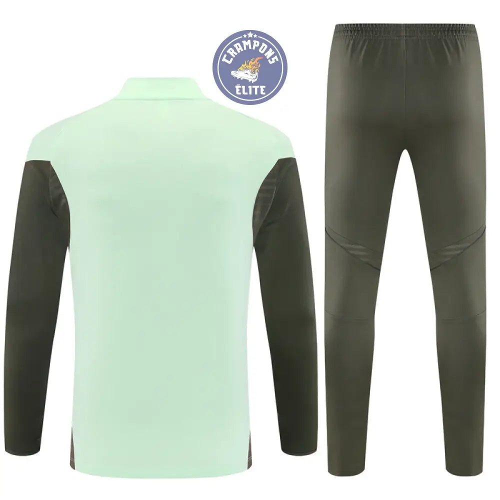 Image of Survêtement d’entraînement demi-zip - Real Madrid 2025/2026 - Bleu Turquoise/Kaki