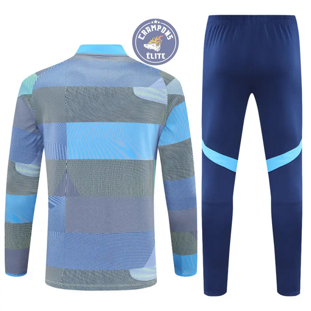 Image of Survêtement d’entraînement demi-zip - Real Madrid 2025/2026 - Gris/Bleu/Bleu Marine