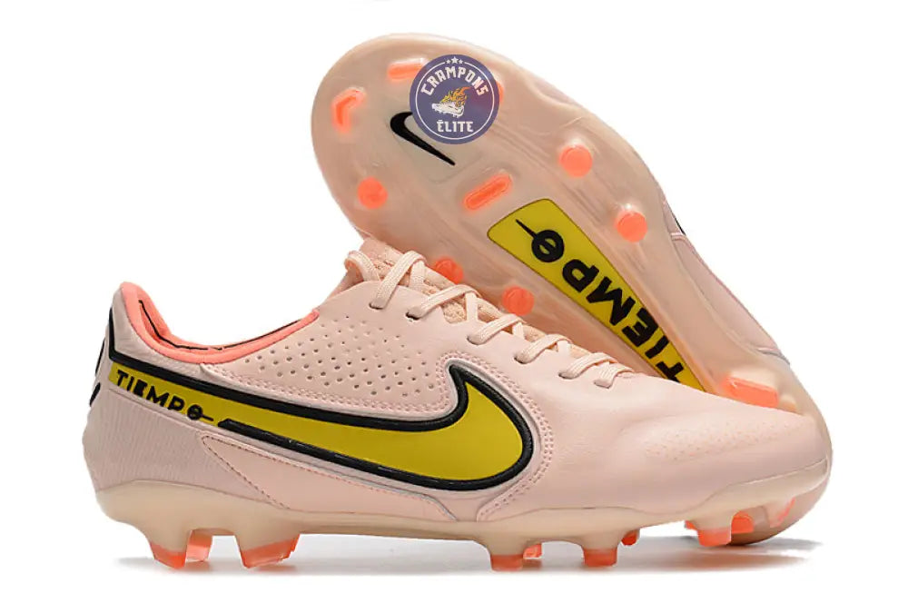 Tiempo 9 Elite FG Beige/OR