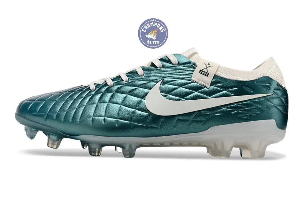 Tiempo Legend 10 Elite FG Emerald - Turquoise/Blanc Cassé