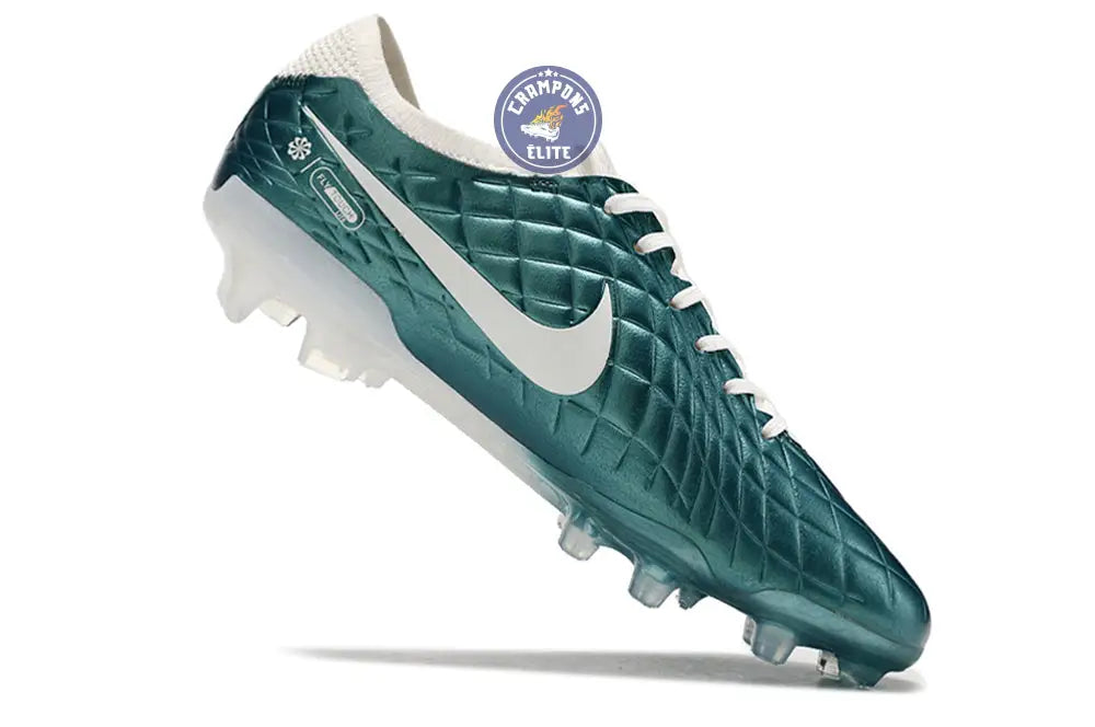 Tiempo Legend 10 Elite FG Emerald - Turquoise/Blanc Cassé