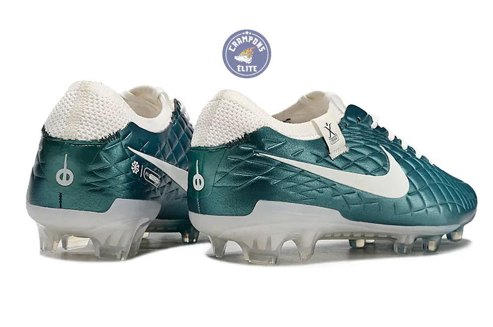 Tiempo Legend 10 Elite FG Emerald - Turquoise/Blanc Cassé