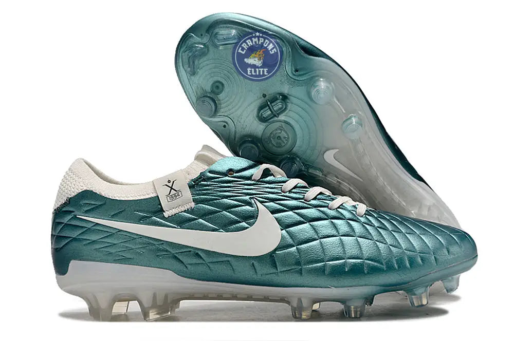 Tiempo Legend 10 Elite FG Emerald - Turquoise/Blanc Cassé