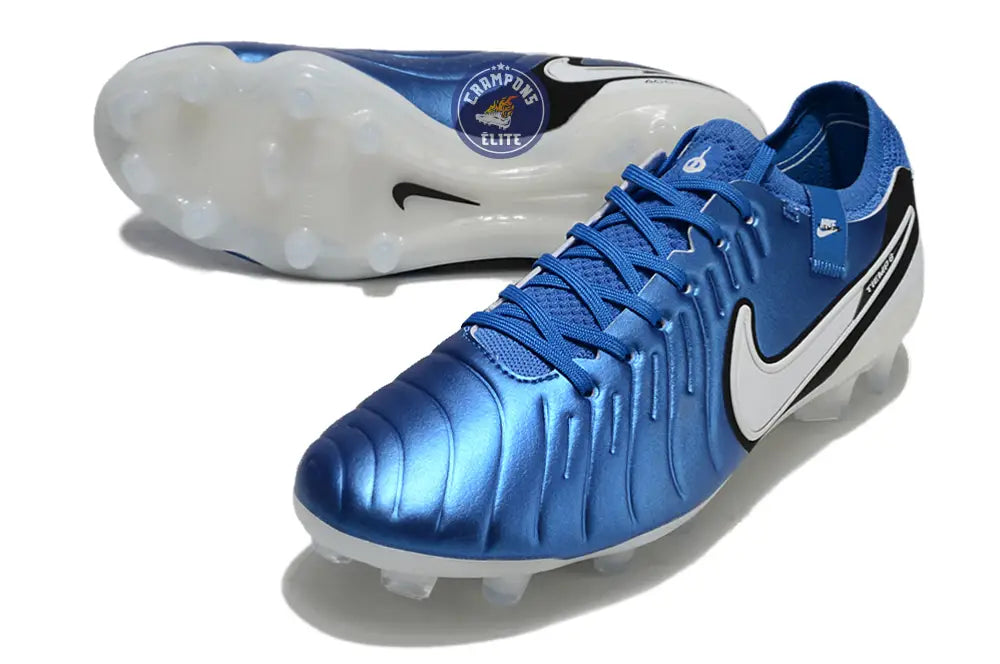 Image of Tiempo Legend 10 Elite FG Mad Ambition - Bleu/Blanc