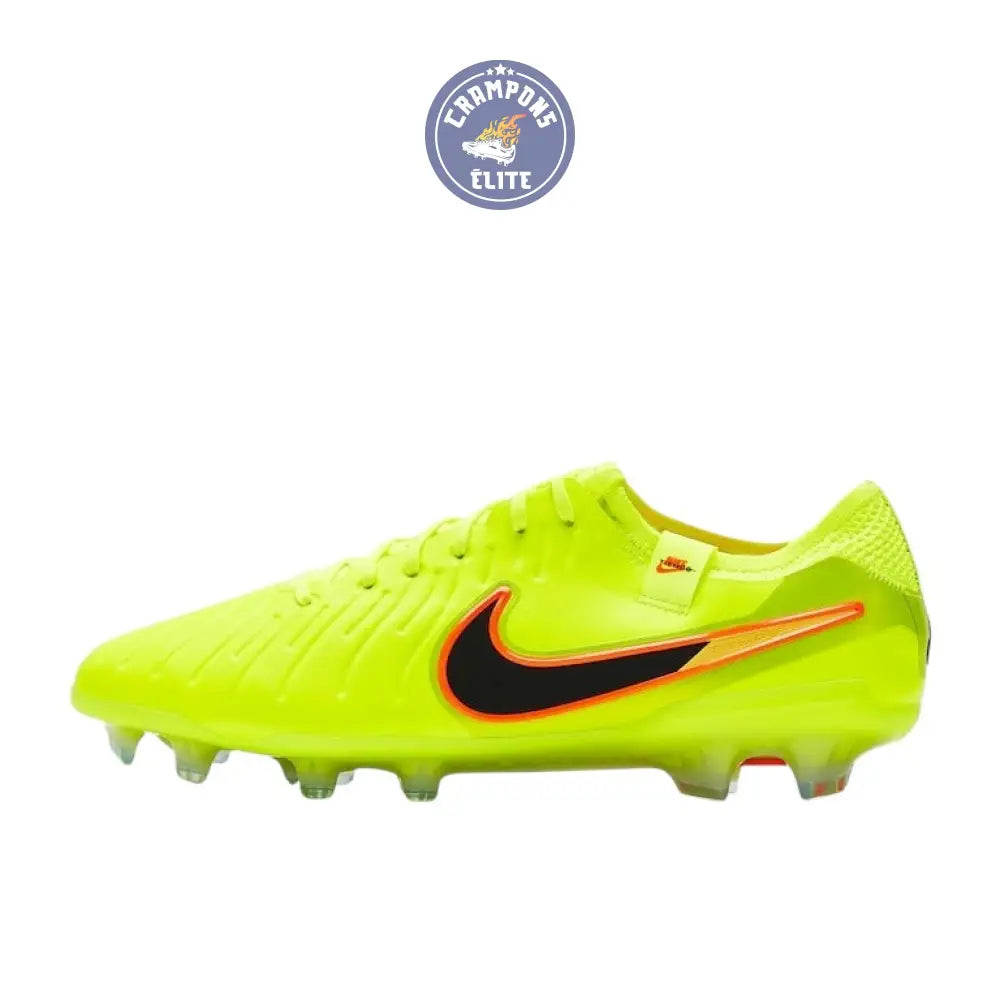 Image of NIKE TIEMPO LEGEND 10 ELITE FG MAX VOLTAGE - NEON/JAUNE