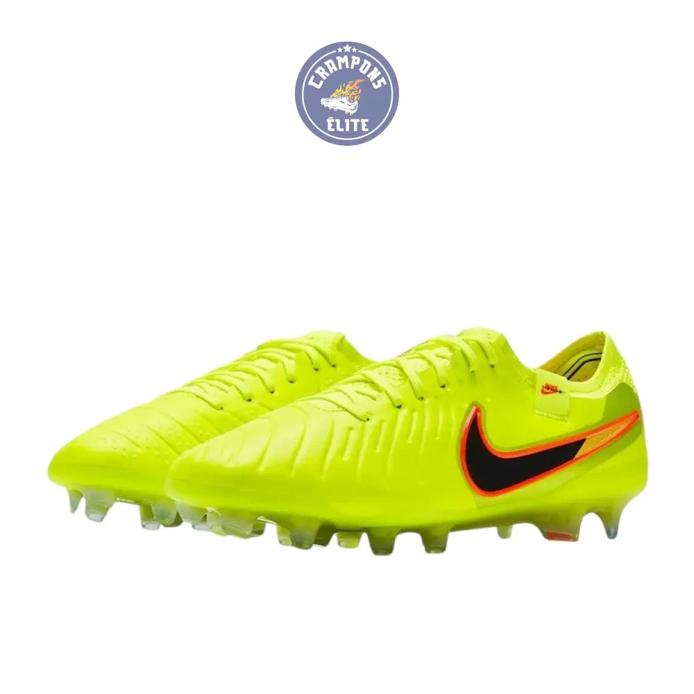 NIKE TIEMPO LEGEND 10 ELITE FG MAX VOLTAGE - NEON/JAUNE