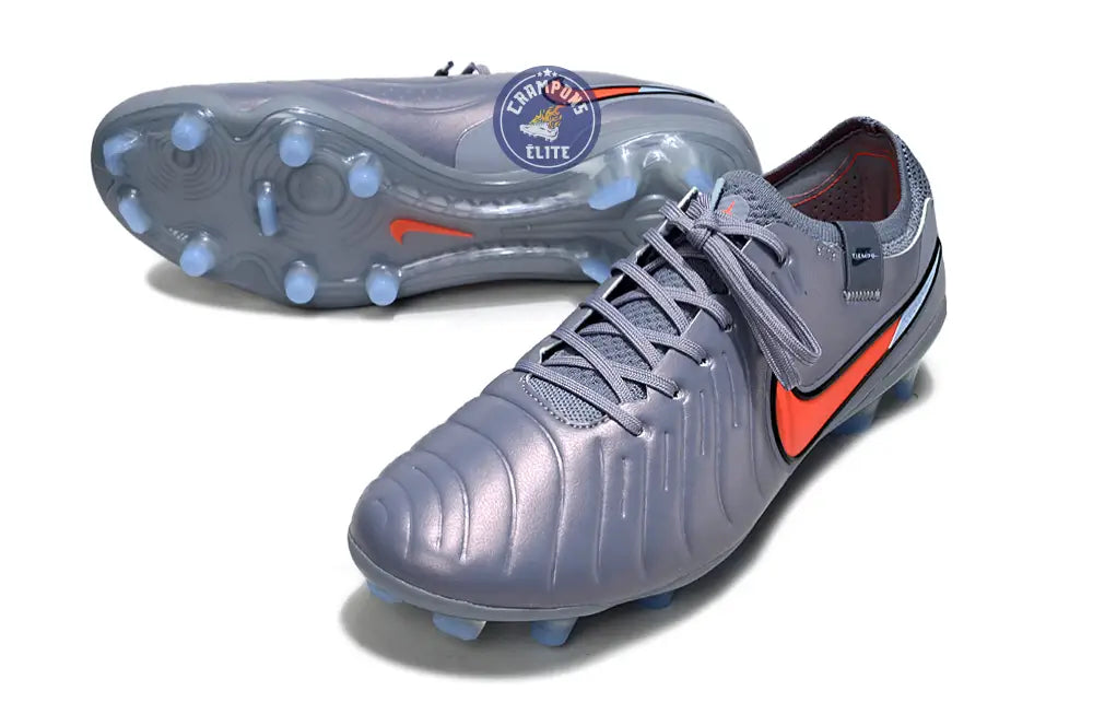Tiempo Legend 10 Elite FG Scary Good - Gris/Orange/Noir
