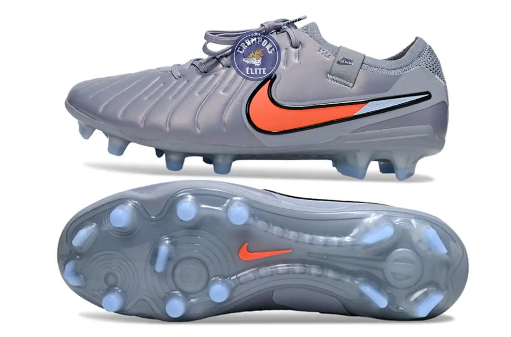 Tiempo Legend 10 Elite FG Scary Good - Gris/Orange/Noir
