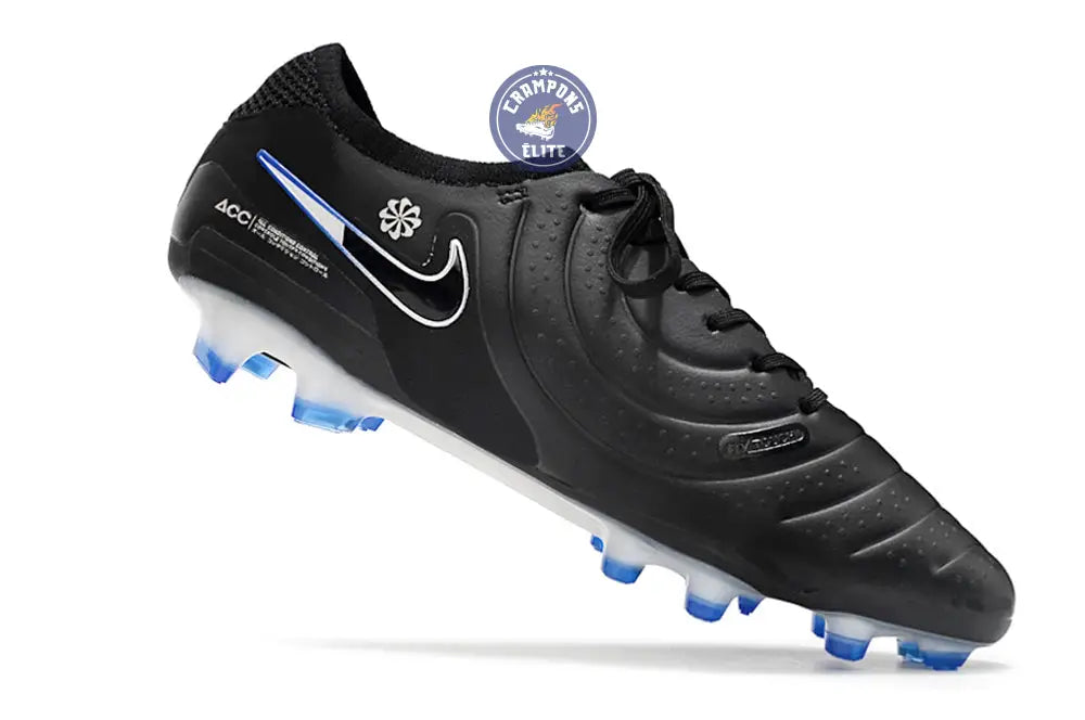 Tiempo Legend 10 Elite FG Shadow - Noir/Chrome/Bleu