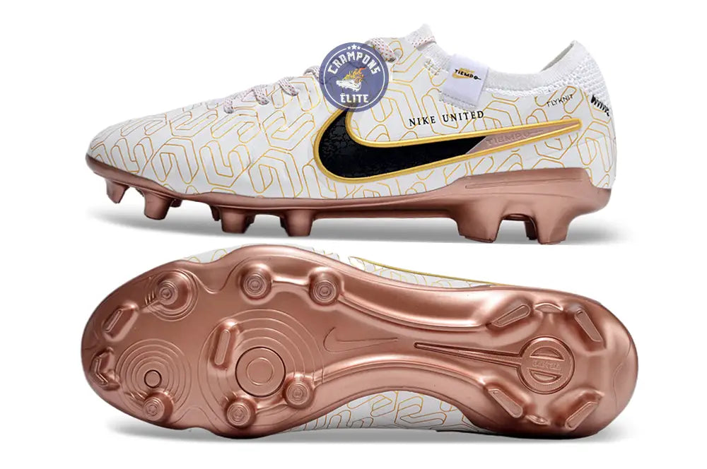 Tiempo Legend 10 Elite FG United Golden - Blanc/Noir/Doré