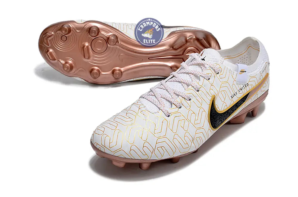 Tiempo Legend 10 Elite FG United Golden - Blanc/Noir/Doré