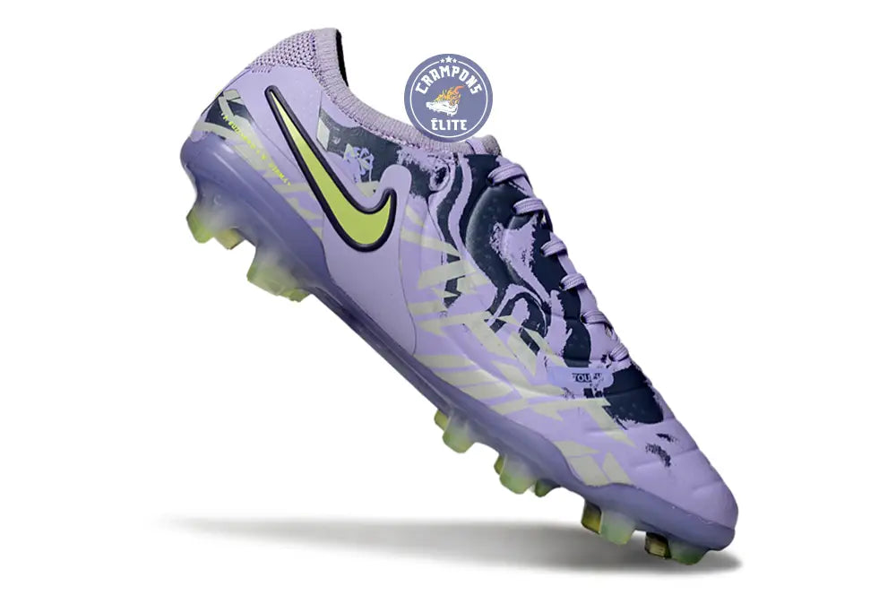 TIEMPO LEGEND 10 ELITE FG UNITED - PURPLE AGATE/JAUNE FLUO