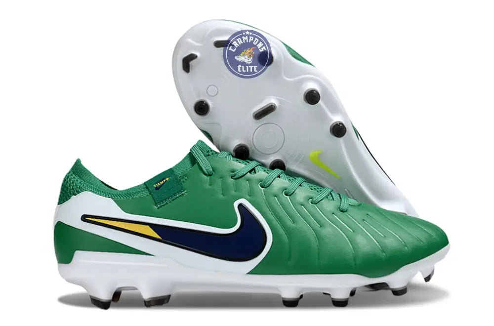 Tiempo Legend 10 FG - Vert/Blanc/Bleu/Jaune
