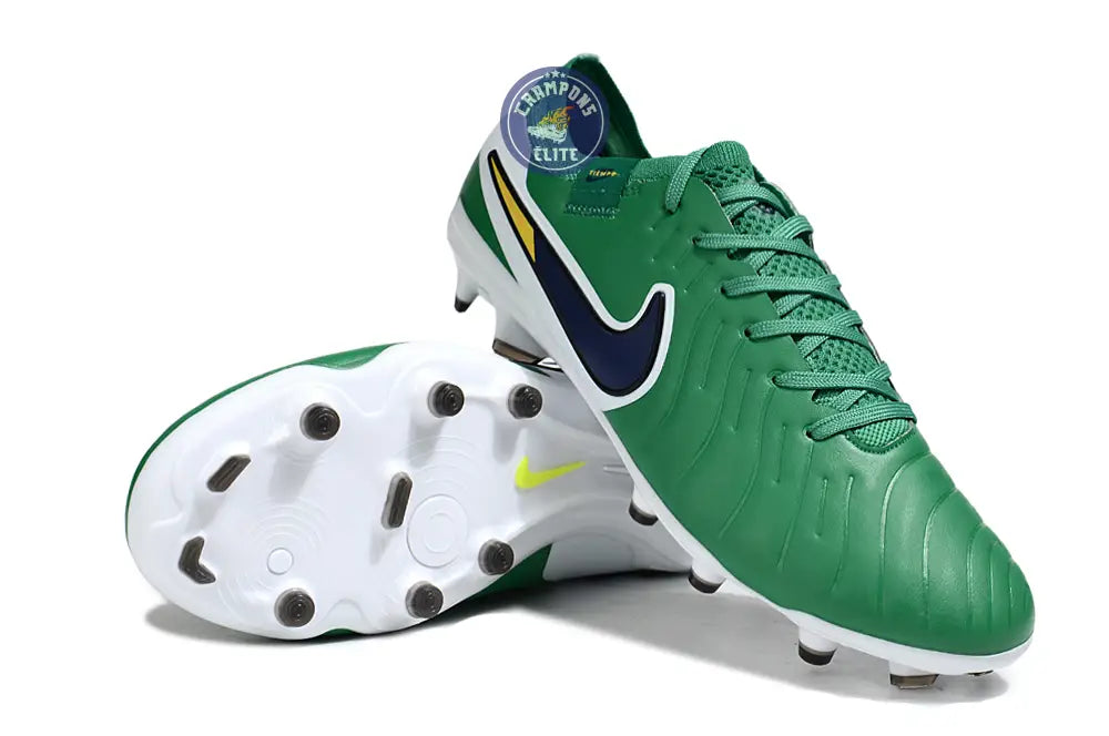 Tiempo Legend 10 FG - Vert/Blanc/Bleu/Jaune