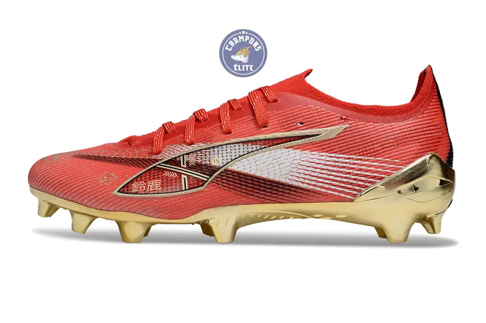 ULTRA 5 ULTIMATE X JAPAN RACETRACK FG/AG - Rouge/Or