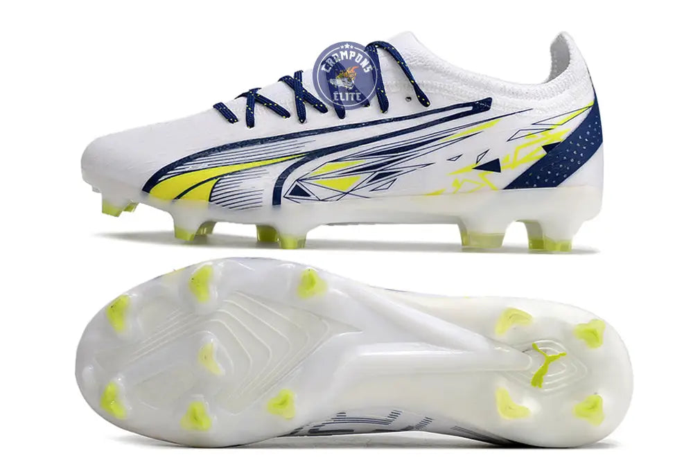 Ultra Ultimate FG Christian Pulisic - Blanc/Jaune/Bleu ÉDITION LIMITÉE