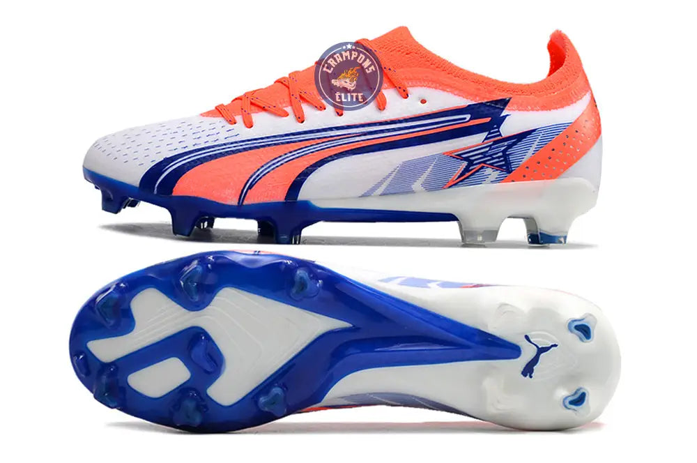 Image of Ultra Ultimate FG Firm Ground - Blanc/Bleu/Orange