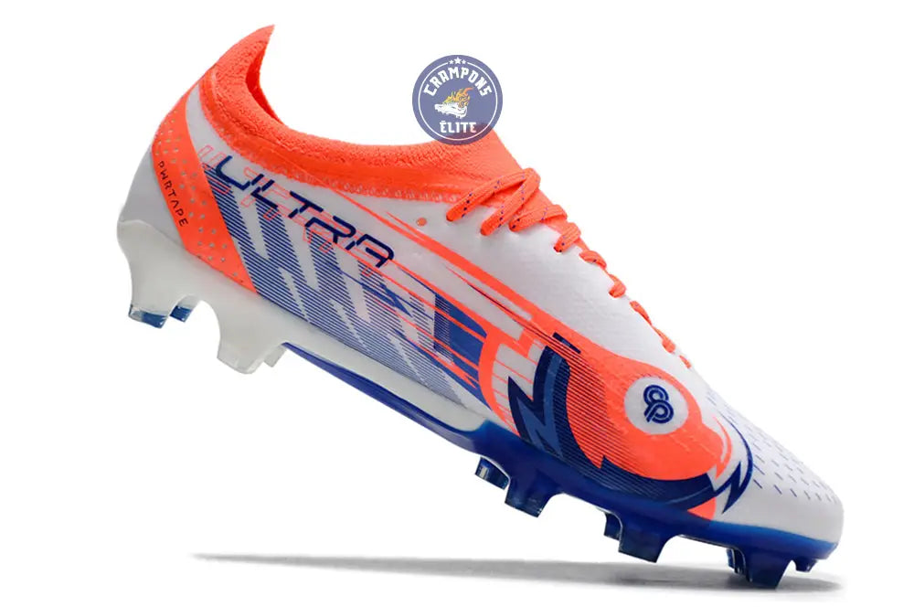 Ultra Ultimate FG Firm Ground - Blanc/Bleu/Orange